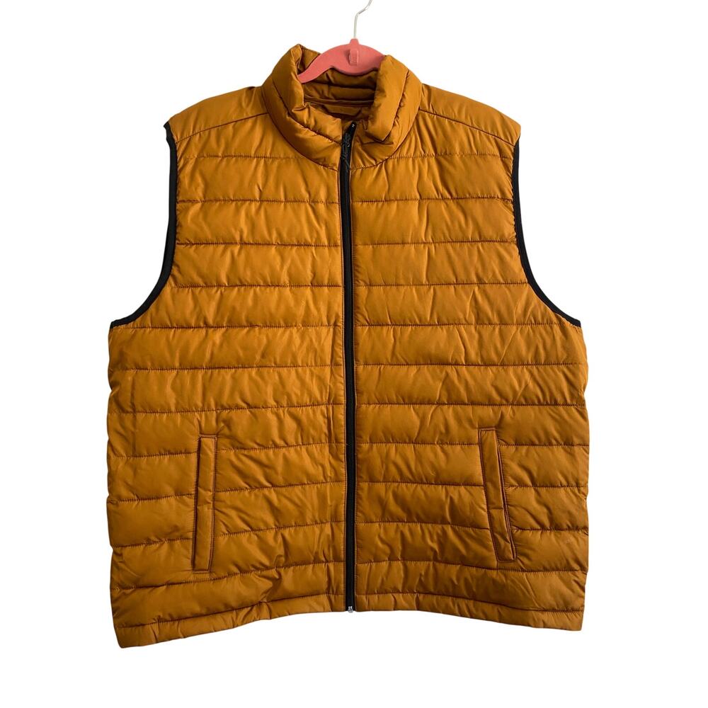 Aeropostale Remixed Down Vest 2 XL mustard yellow - Picture 1 of 6